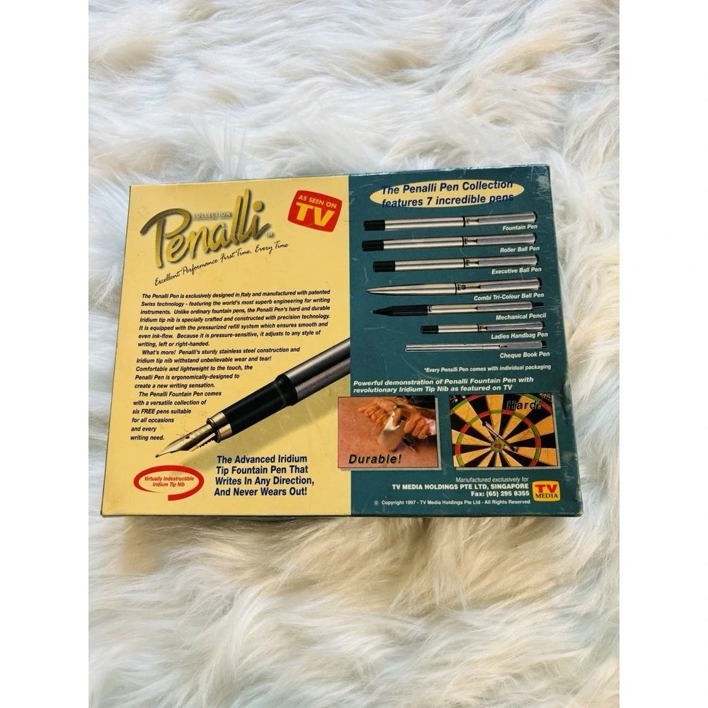 New Old Stock‎ Open Box PENALLI 6 + 1 Pen Collection w/ 65 Piece Refill Pack